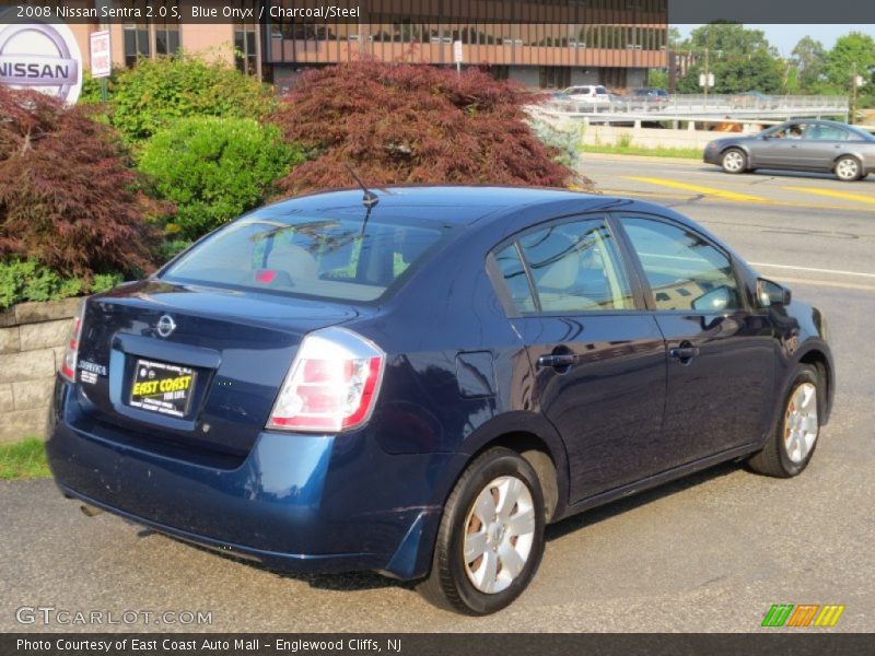 Blue Onyx / Charcoal/Steel 2008 Nissan Sentra 2.0 S