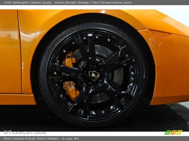 Arancio Borealis (Orange) / Nero Perseus/Arancio Leonis 2008 Lamborghini Gallardo Spyder