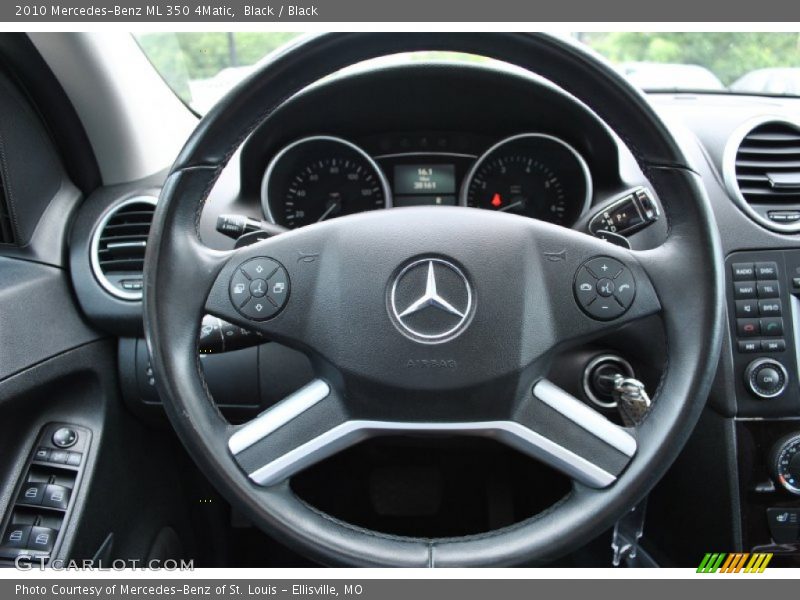 Black / Black 2010 Mercedes-Benz ML 350 4Matic