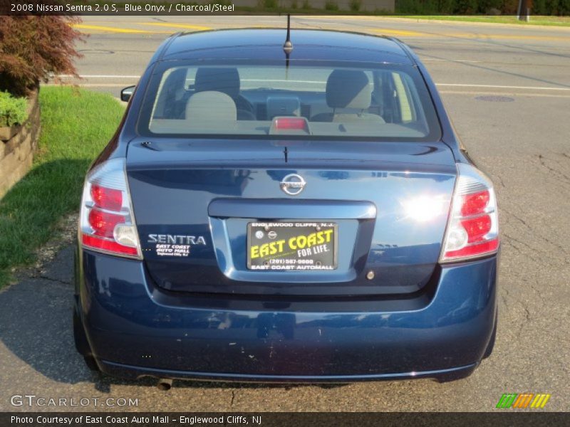 Blue Onyx / Charcoal/Steel 2008 Nissan Sentra 2.0 S