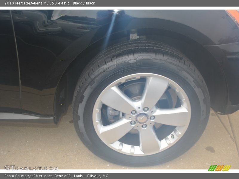 Black / Black 2010 Mercedes-Benz ML 350 4Matic