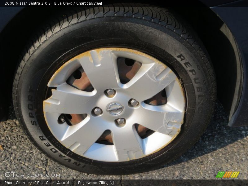 Blue Onyx / Charcoal/Steel 2008 Nissan Sentra 2.0 S