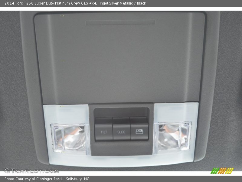 Ingot Silver Metallic / Black 2014 Ford F250 Super Duty Platinum Crew Cab 4x4