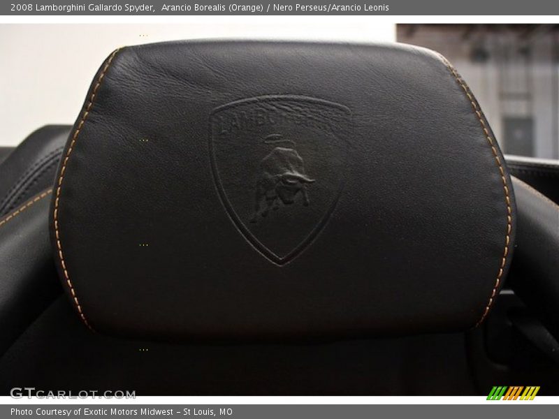 Arancio Borealis (Orange) / Nero Perseus/Arancio Leonis 2008 Lamborghini Gallardo Spyder