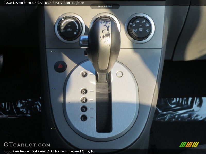 Blue Onyx / Charcoal/Steel 2008 Nissan Sentra 2.0 S