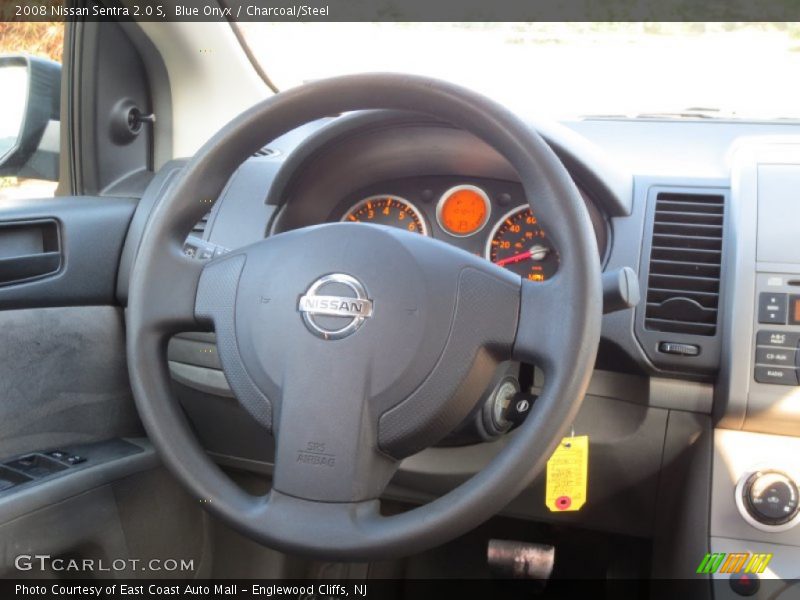 Blue Onyx / Charcoal/Steel 2008 Nissan Sentra 2.0 S