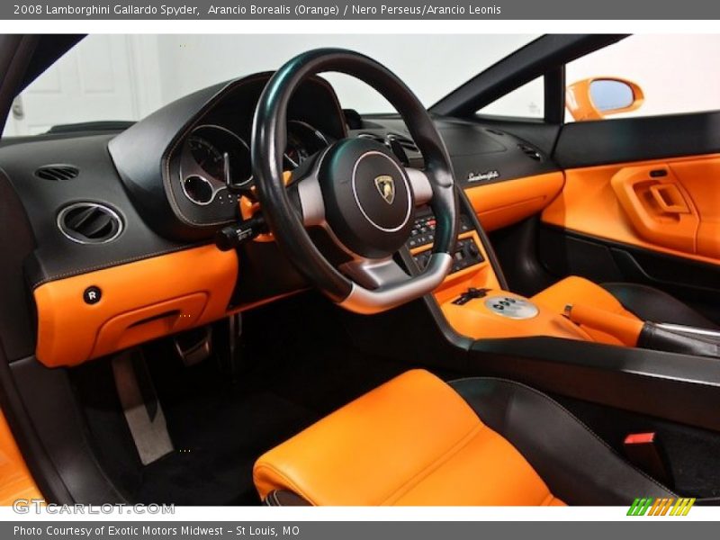 Nero Perseus/Arancio Leonis Interior - 2008 Gallardo Spyder 