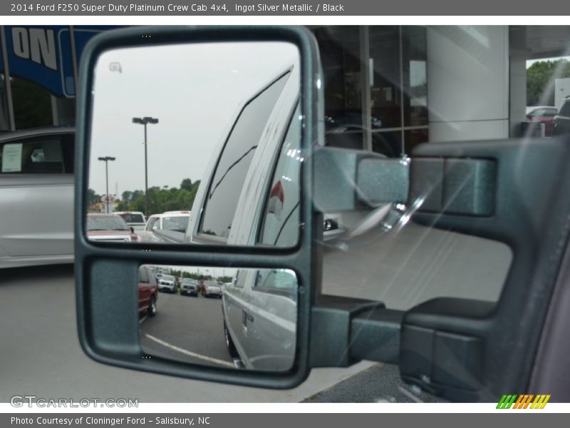 Ingot Silver Metallic / Black 2014 Ford F250 Super Duty Platinum Crew Cab 4x4