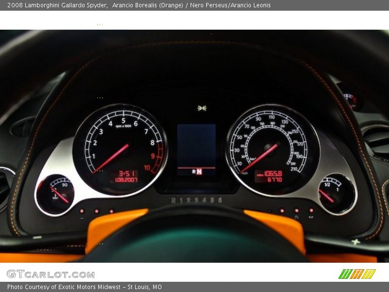  2008 Gallardo Spyder Spyder Gauges