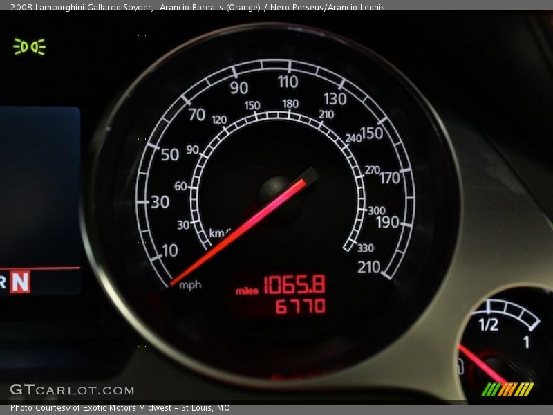 Arancio Borealis (Orange) / Nero Perseus/Arancio Leonis 2008 Lamborghini Gallardo Spyder