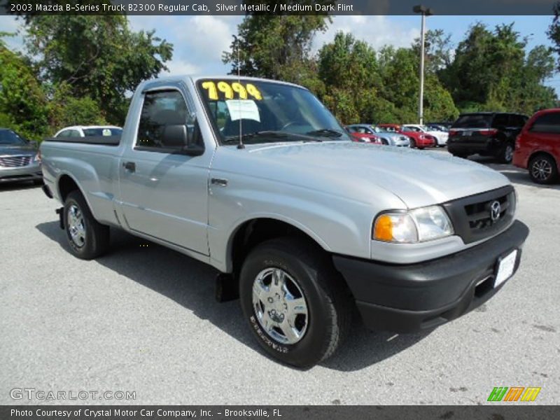 Silver Metallic / Medium Dark Flint 2003 Mazda B-Series Truck B2300 Regular Cab