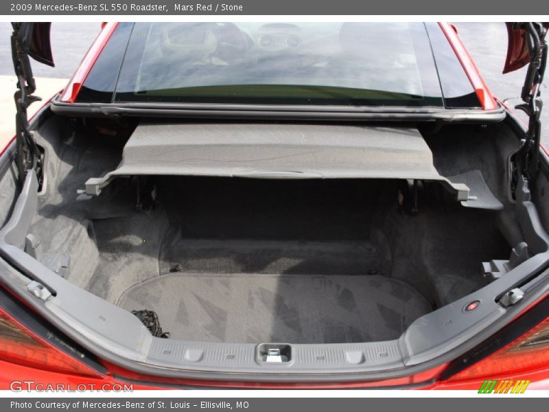 Mars Red / Stone 2009 Mercedes-Benz SL 550 Roadster