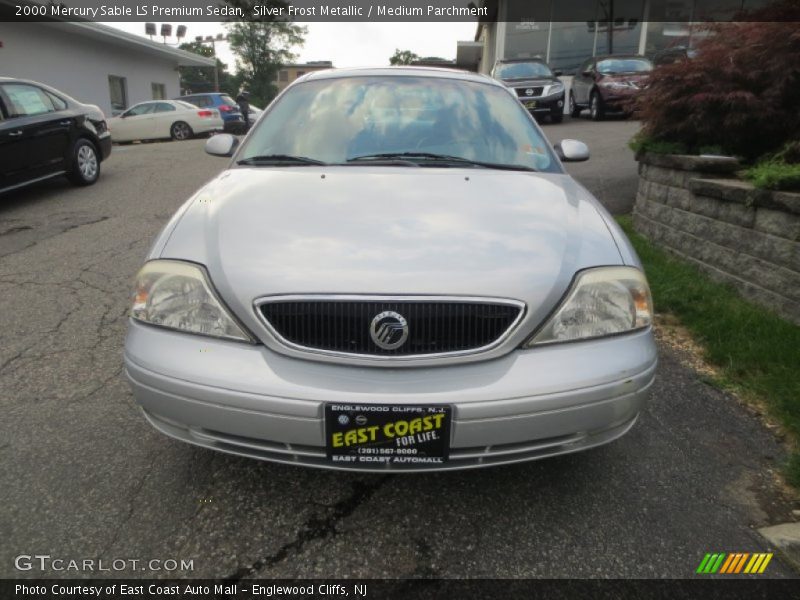 Silver Frost Metallic / Medium Parchment 2000 Mercury Sable LS Premium Sedan