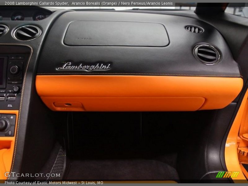 Arancio Borealis (Orange) / Nero Perseus/Arancio Leonis 2008 Lamborghini Gallardo Spyder
