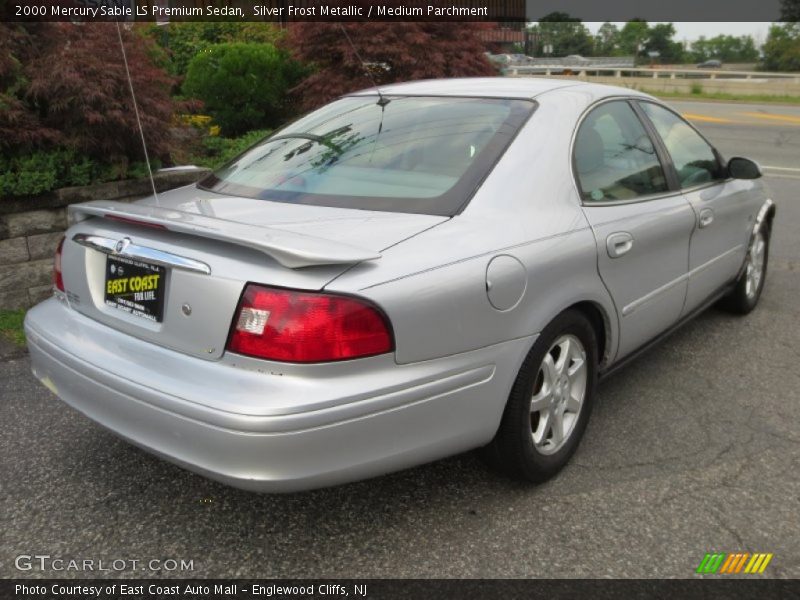 Silver Frost Metallic / Medium Parchment 2000 Mercury Sable LS Premium Sedan