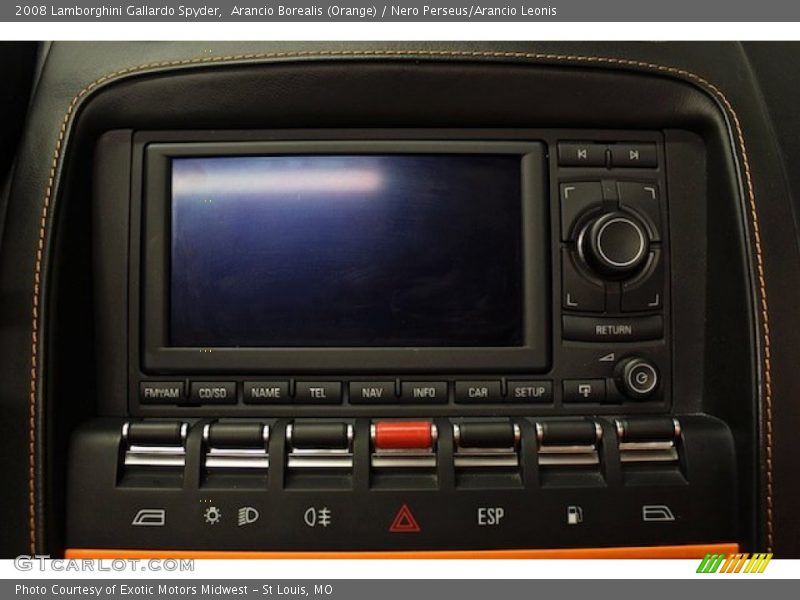 Controls of 2008 Gallardo Spyder