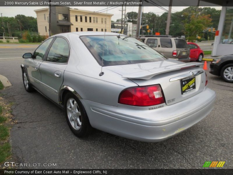 Silver Frost Metallic / Medium Parchment 2000 Mercury Sable LS Premium Sedan