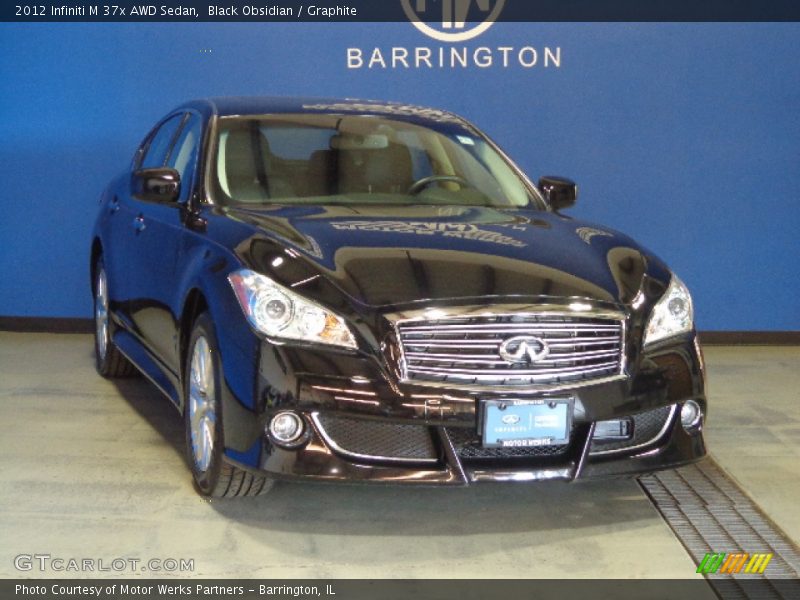 Black Obsidian / Graphite 2012 Infiniti M 37x AWD Sedan