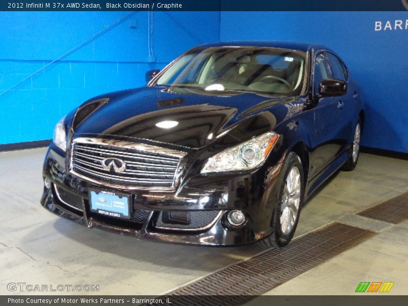 Black Obsidian / Graphite 2012 Infiniti M 37x AWD Sedan