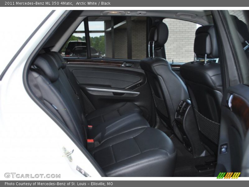 Arctic White / Black 2011 Mercedes-Benz ML 350 4Matic