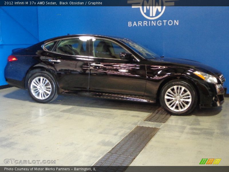 Black Obsidian / Graphite 2012 Infiniti M 37x AWD Sedan
