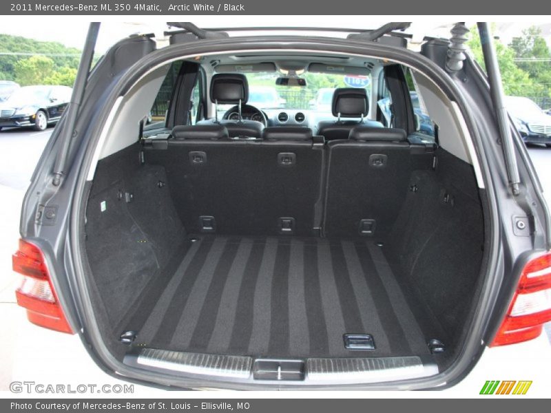 Arctic White / Black 2011 Mercedes-Benz ML 350 4Matic