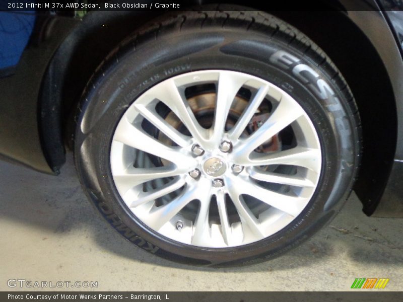 Black Obsidian / Graphite 2012 Infiniti M 37x AWD Sedan