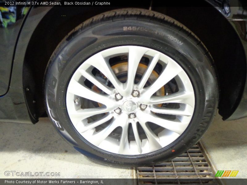 Black Obsidian / Graphite 2012 Infiniti M 37x AWD Sedan