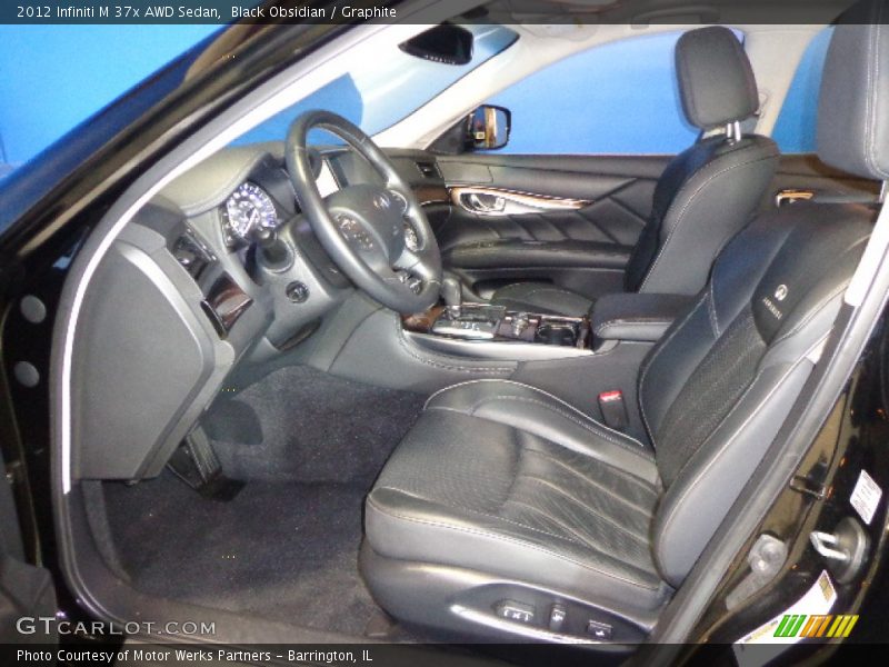 Black Obsidian / Graphite 2012 Infiniti M 37x AWD Sedan