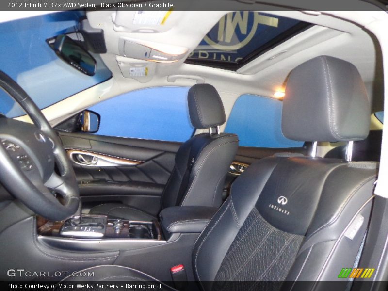 Black Obsidian / Graphite 2012 Infiniti M 37x AWD Sedan