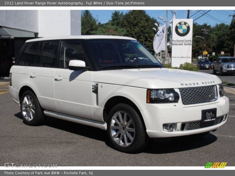 Fuji White / Duo-Tone Jet/Pimento 2012 Land Rover Range Rover Autobiography