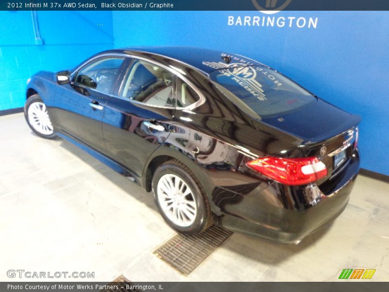 Black Obsidian / Graphite 2012 Infiniti M 37x AWD Sedan