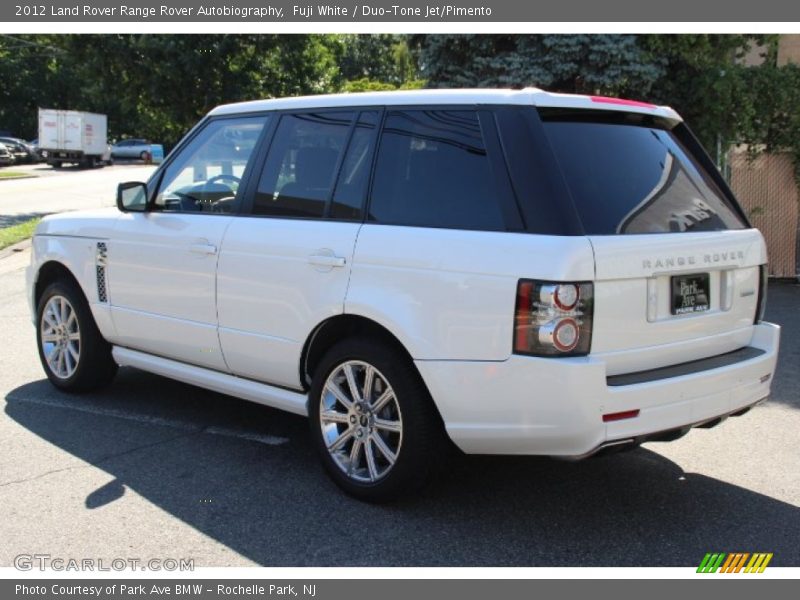Fuji White / Duo-Tone Jet/Pimento 2012 Land Rover Range Rover Autobiography