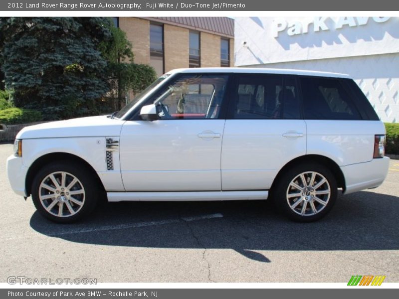 Fuji White / Duo-Tone Jet/Pimento 2012 Land Rover Range Rover Autobiography