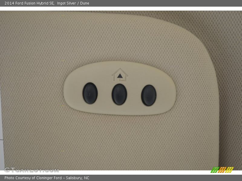 Ingot Silver / Dune 2014 Ford Fusion Hybrid SE