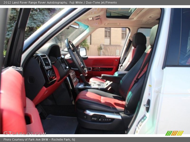 Fuji White / Duo-Tone Jet/Pimento 2012 Land Rover Range Rover Autobiography
