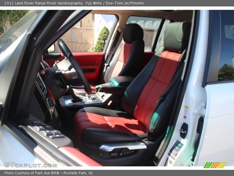 Front Seat of 2012 Range Rover Autobiography