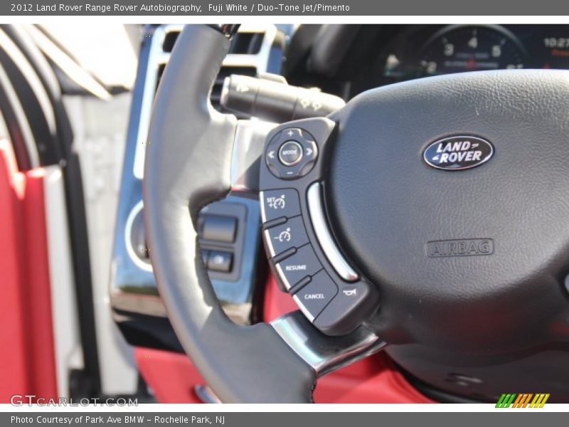 Controls of 2012 Range Rover Autobiography