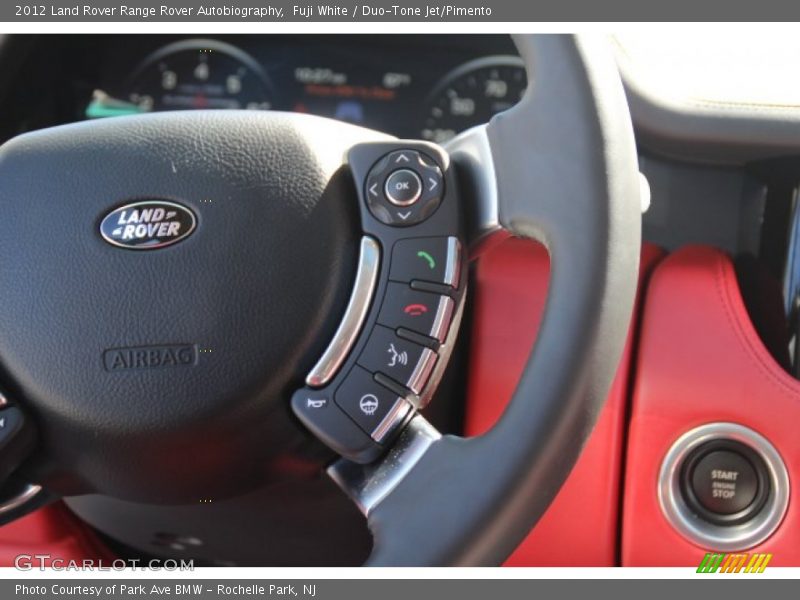 Controls of 2012 Range Rover Autobiography