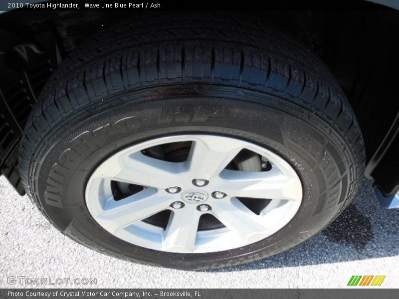 Wave Line Blue Pearl / Ash 2010 Toyota Highlander