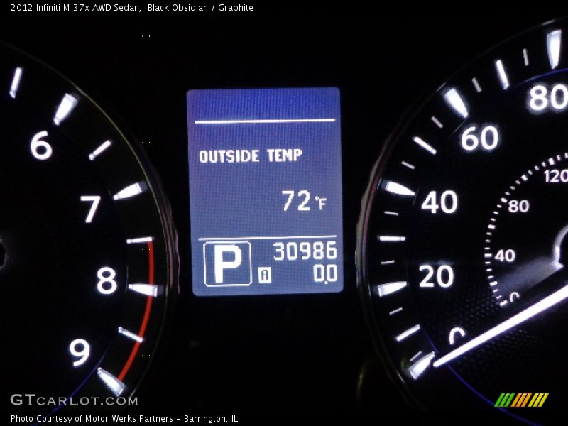 Black Obsidian / Graphite 2012 Infiniti M 37x AWD Sedan
