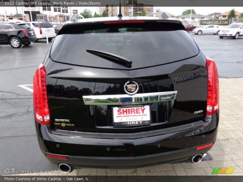 Black Raven / Shale/Ebony 2012 Cadillac SRX Luxury