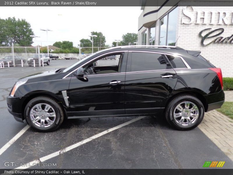 Black Raven / Shale/Ebony 2012 Cadillac SRX Luxury