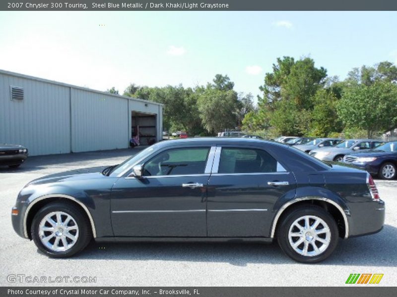 Steel Blue Metallic / Dark Khaki/Light Graystone 2007 Chrysler 300 Touring