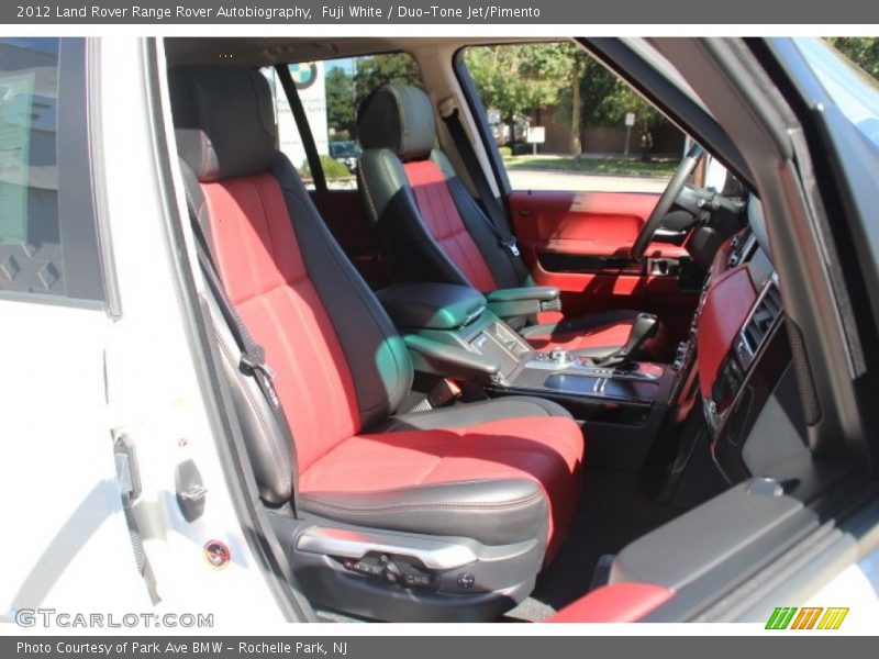 Fuji White / Duo-Tone Jet/Pimento 2012 Land Rover Range Rover Autobiography