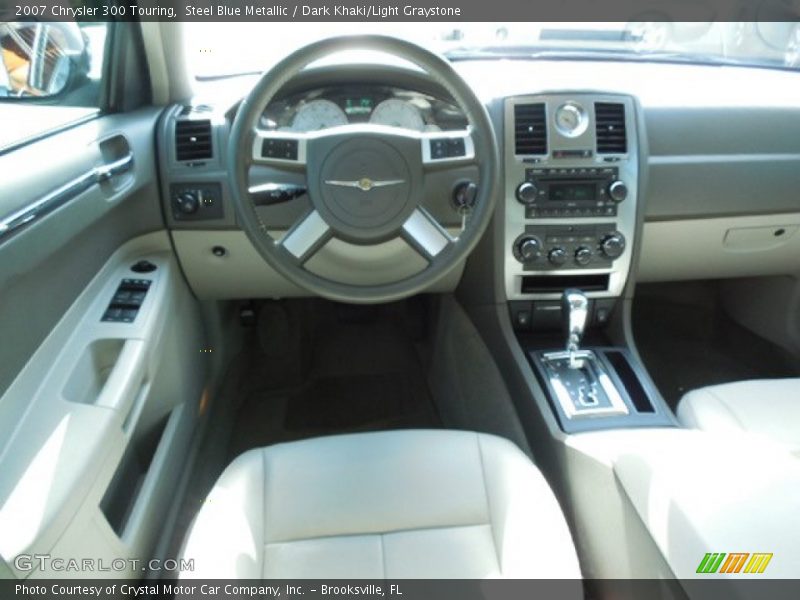 Steel Blue Metallic / Dark Khaki/Light Graystone 2007 Chrysler 300 Touring