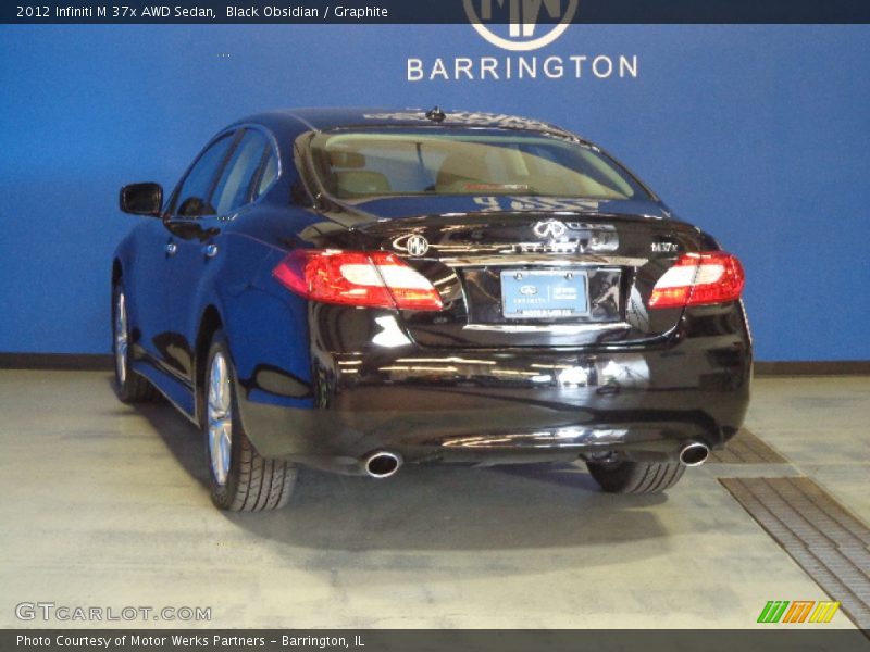 Black Obsidian / Graphite 2012 Infiniti M 37x AWD Sedan
