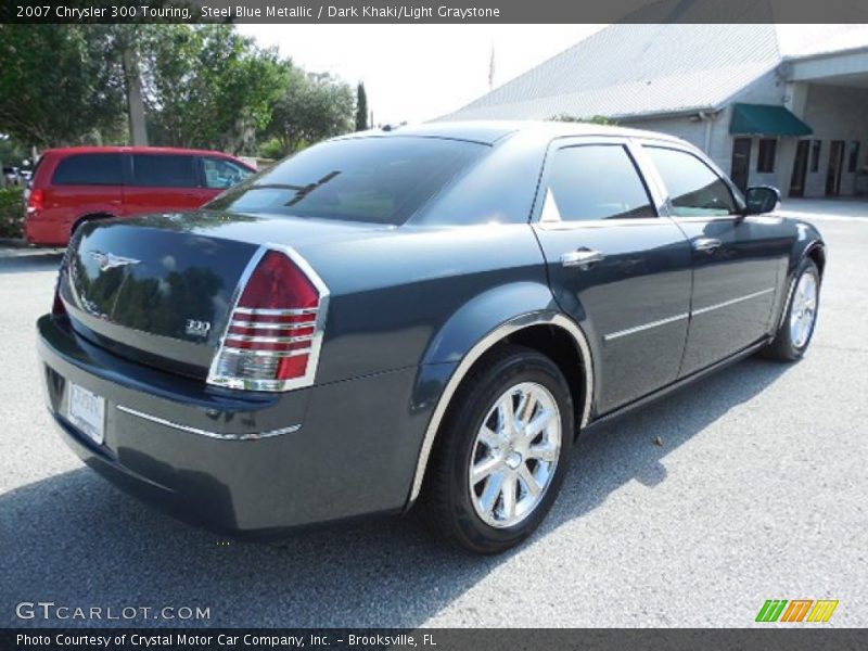 Steel Blue Metallic / Dark Khaki/Light Graystone 2007 Chrysler 300 Touring