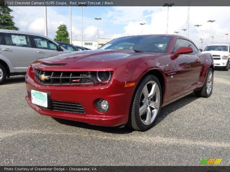 Red Jewel Tintcoat / Black 2010 Chevrolet Camaro SS/RS Coupe