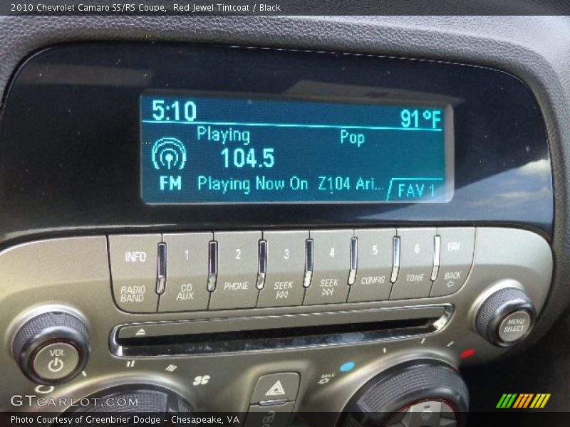 Red Jewel Tintcoat / Black 2010 Chevrolet Camaro SS/RS Coupe